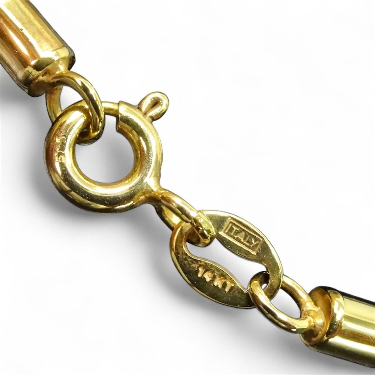 14金 14KT (K14) ゴールド GOLD 585 イタリアンジュエリー レザー 革 2 