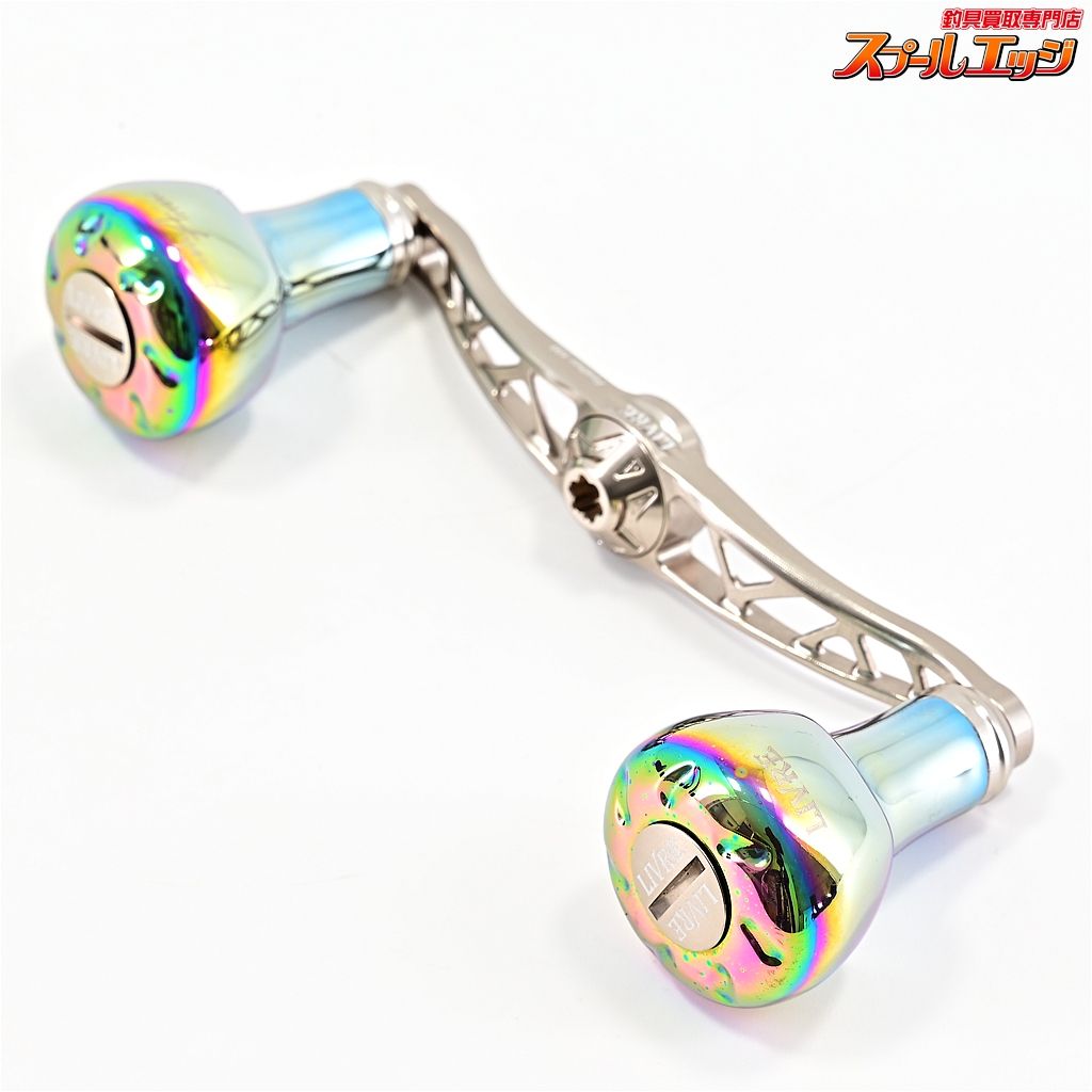  リブレxフィッシュアロー クランク フェザー 100 ファイヤーオーロラ ダイワB 1共通 シマノ右用センターナット付 m 42175 その他 リールパーツ