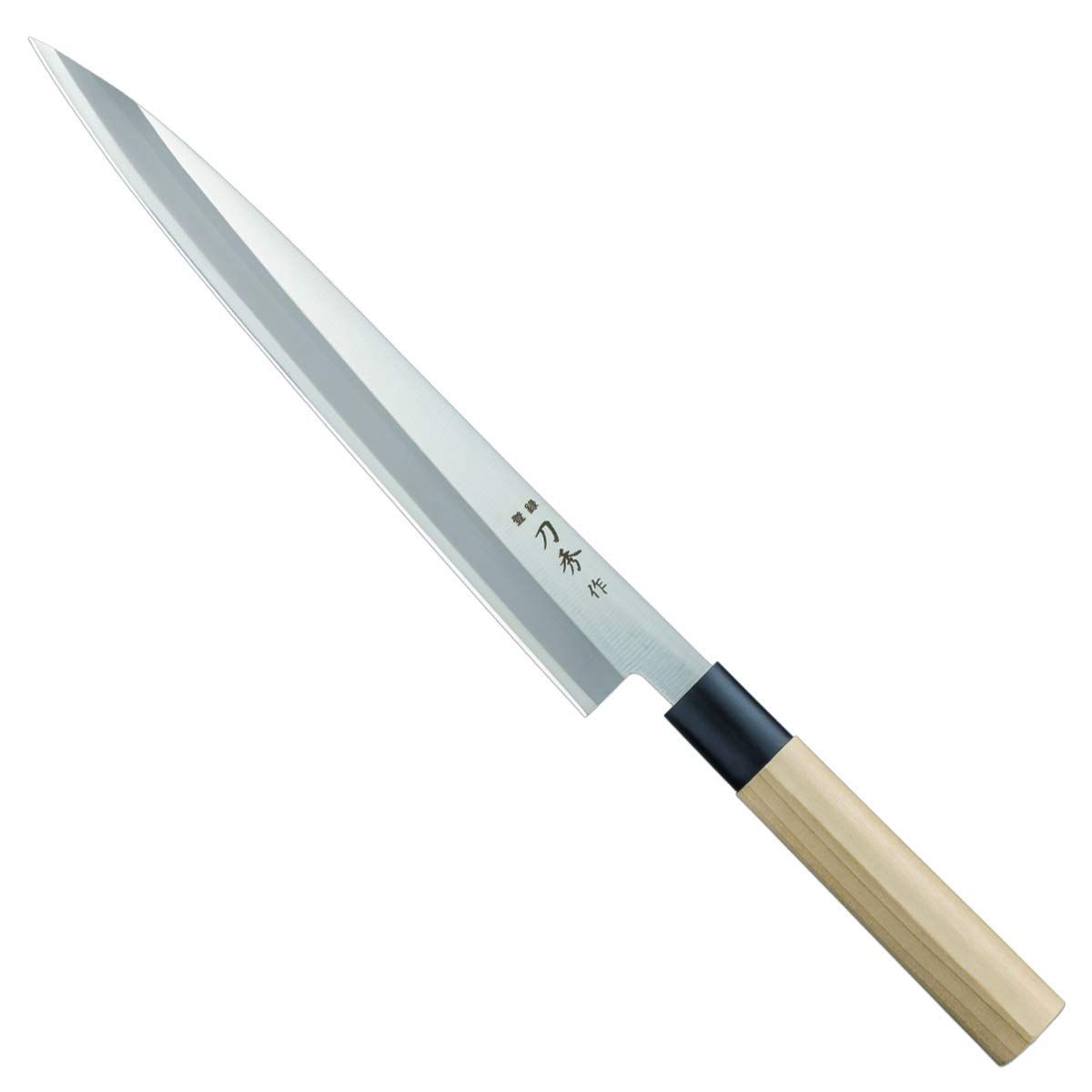 数量 富士カトラリー 柳刃 左利き用 270mm モリブデンバナジウム鋼 片刃 関西型の刺身庖丁 刀秀作 モリブデンバナジウム鋼和庖丁 FC-374