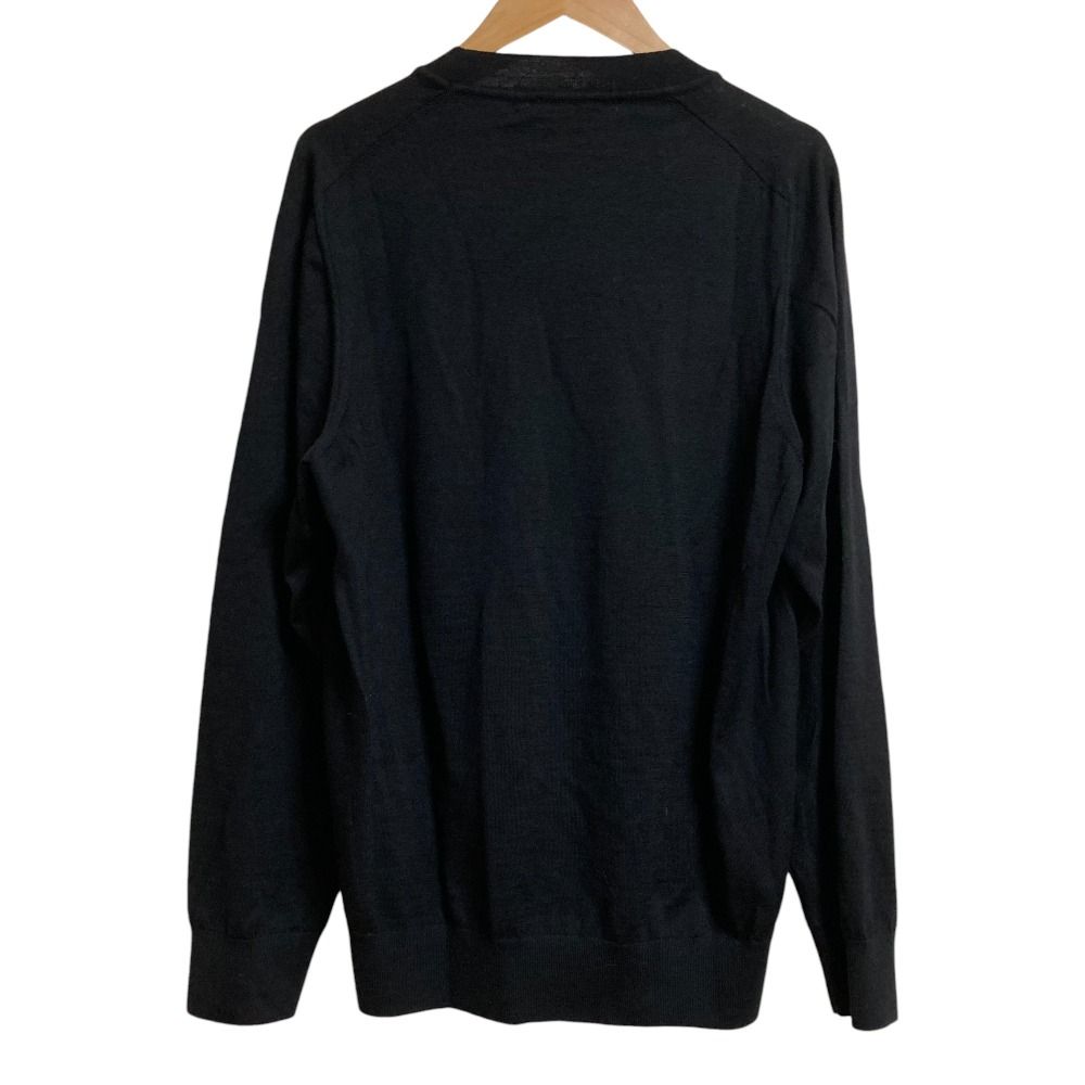 美品 23AW UMEDA ウメダニット SUPER HIGH GAUGE CREW NECK PULL OVER クルーネック カットソー セーター Sサイズ ブラック レディース 古着 中古 美品 23AW UMEDA ウメダニット SUPER HIGH GAUGE CREW NECK PULL