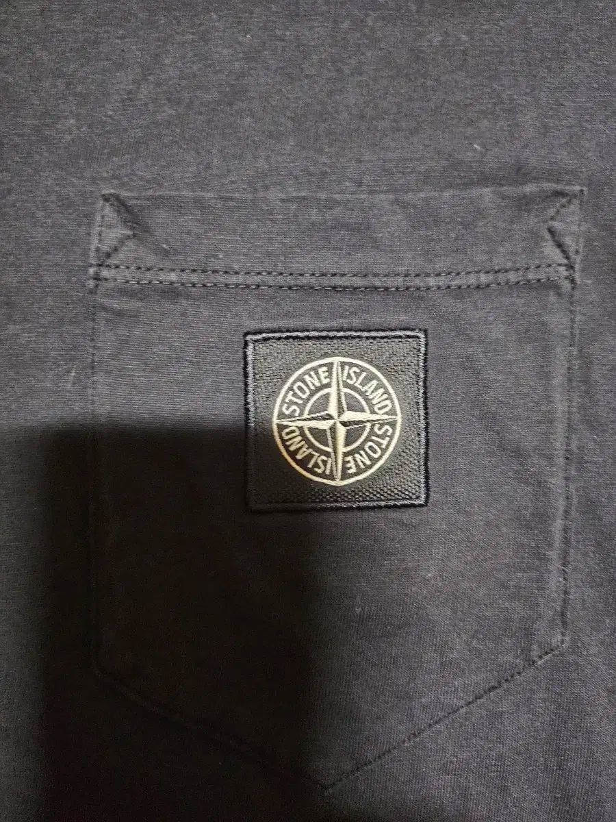  ストーンアイランド キッズ ポケット 半袖 Tシャツ ネイビー 170 Tシャツ トップス
