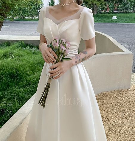 Kaene カエン ホワイトドレス カエン 白ワンピース kaene ブライダル