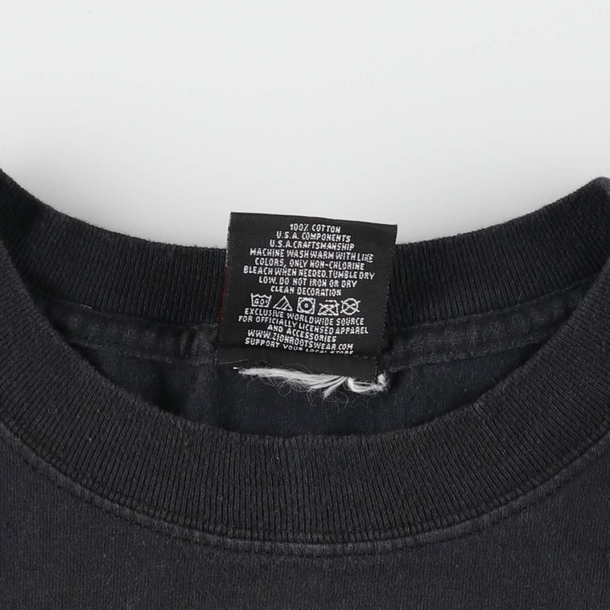 古着 ZION ROOTSWEAR BOB MARLEY ボブマーリー 大判プリント
