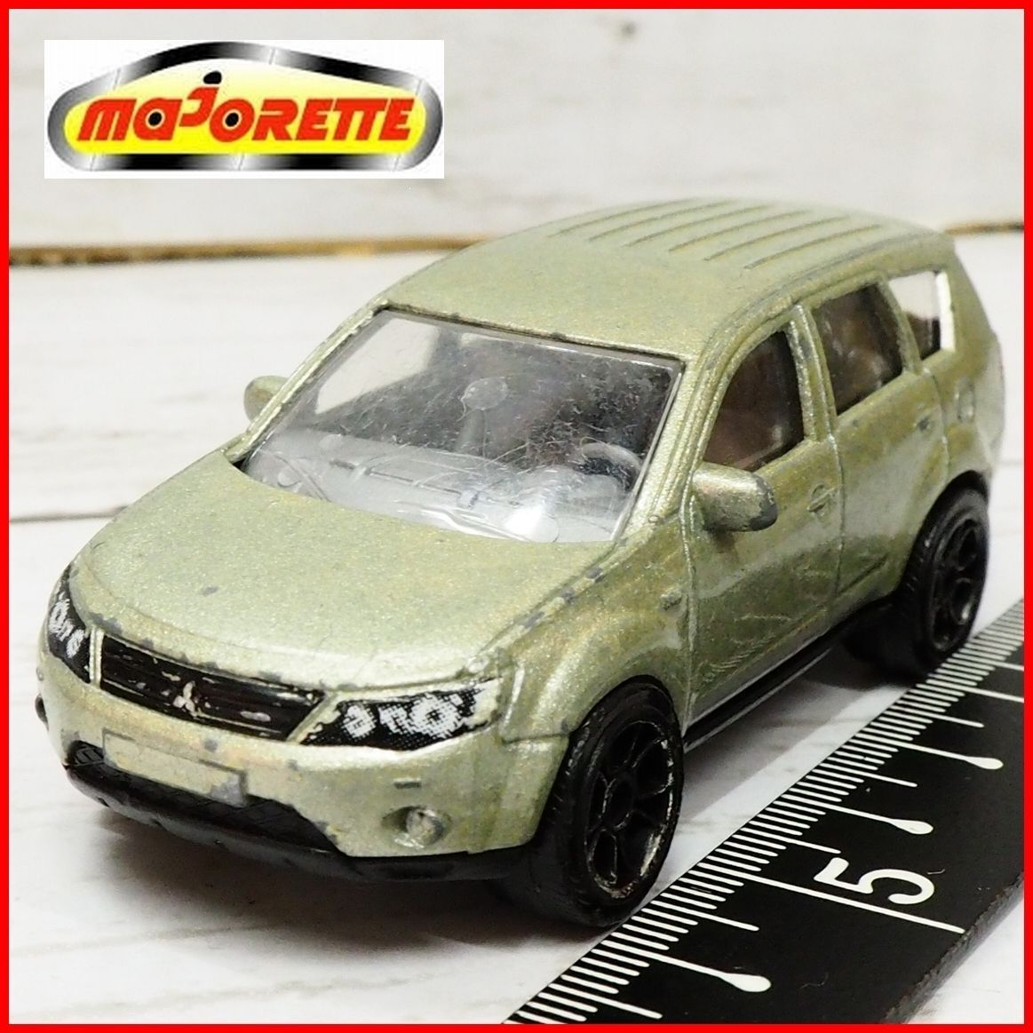 Majorette No.292G【ミツビシ三菱アウトランダーMITSUBISHI  OUTLANDERシルバー】1/64ミニカー■マジョレット【本体のみ】