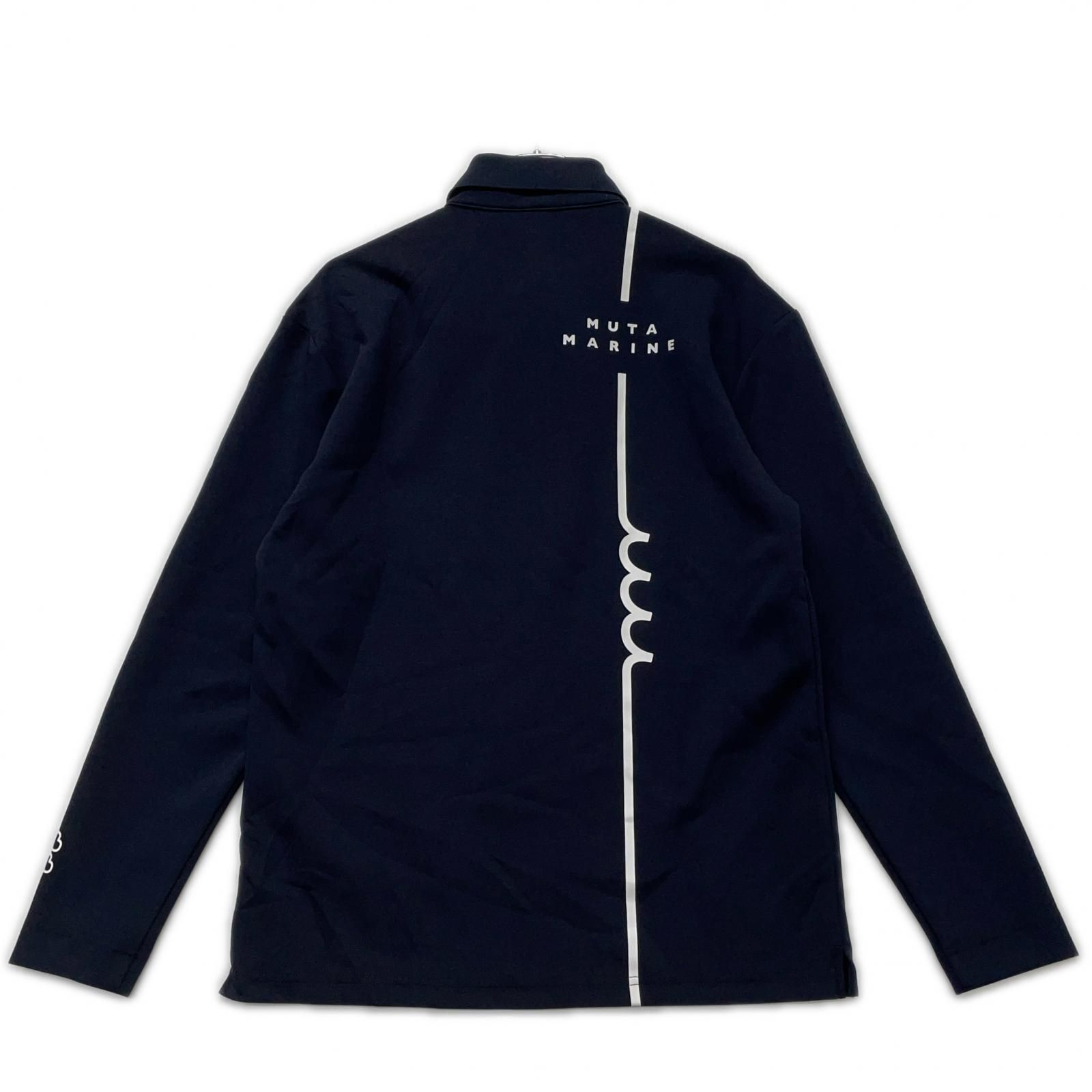 muta ポロシャツ ネイビー/ホワイト 6 MUTA MARINE ムータ ポロシャツ