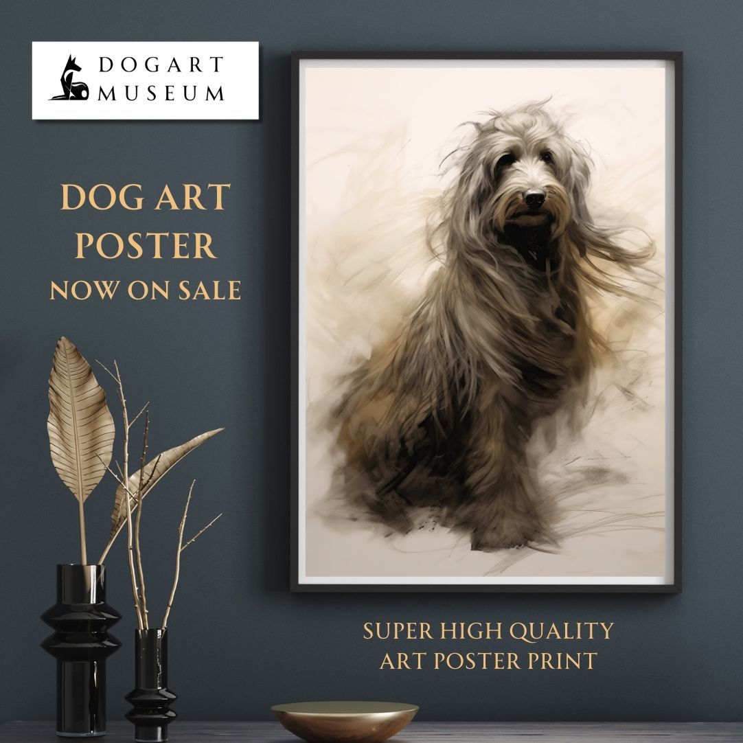 KENSHIN (犬神) - ゴールデンドゥードル犬 No.9】ジークレー版画＊名