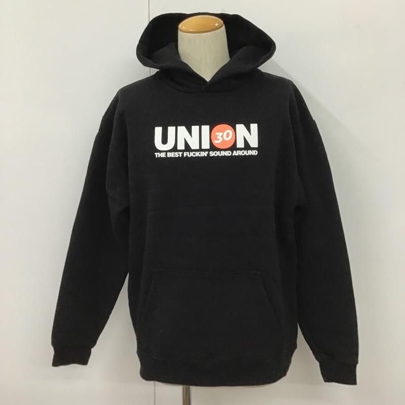 UNION プリントロゴ フード付きパーカー メルカリ