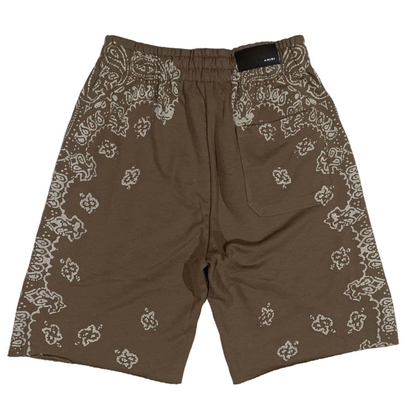AMIRI アミリ バンダナ柄 ブリーチ ショートパンツ ブラック XL