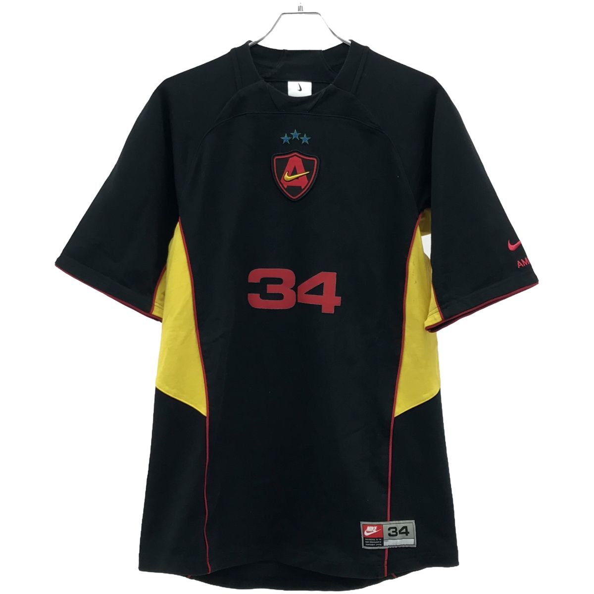 NIKE×AMBUSH ナイキ アンブッシュ 23AW Uniform Top ユニフォームトップ Tシャツ FJ2054-010 ブラック S