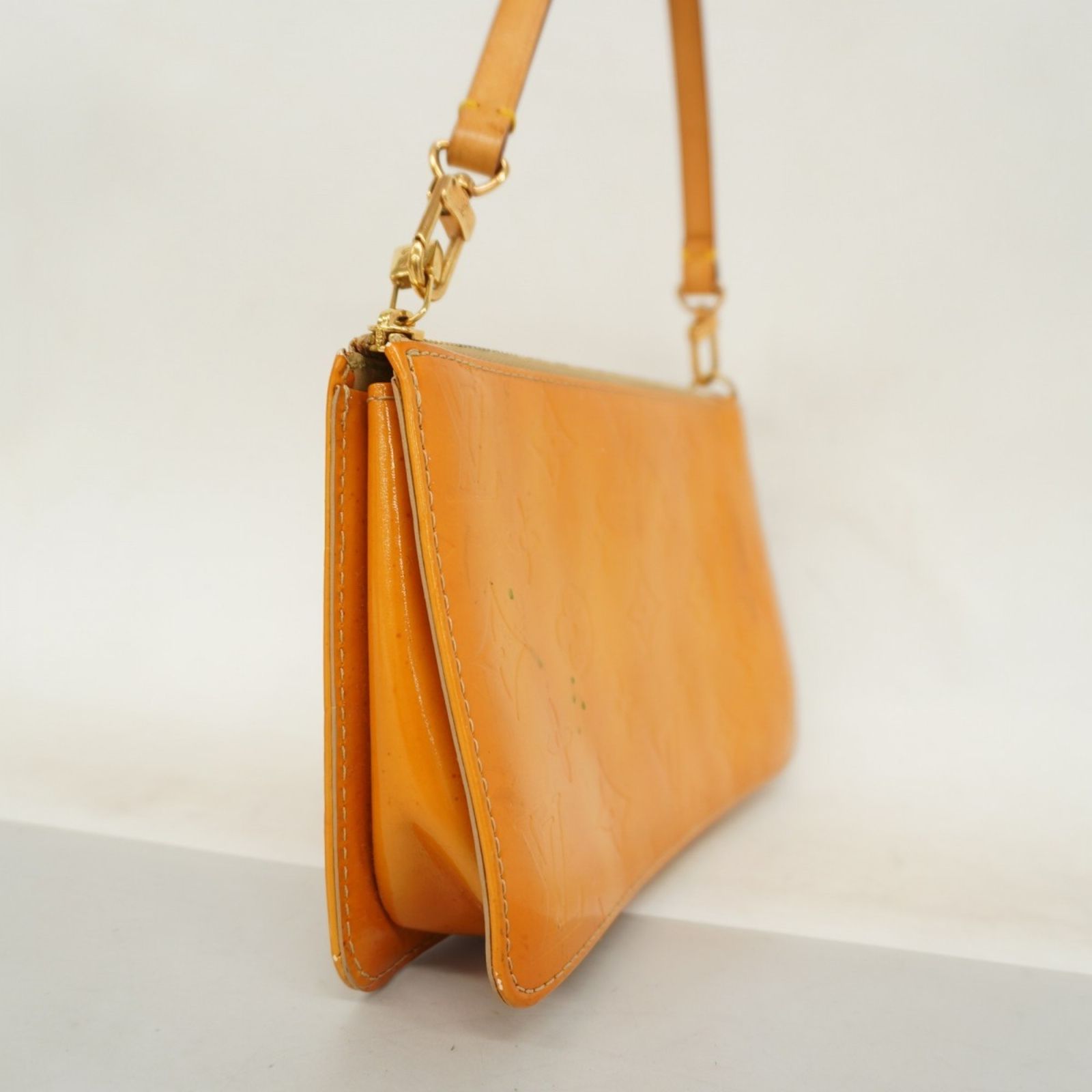 ルイ ヴィトン Louis Vuitton ルイ ヴィトン ポーチ ヴェルニ レキシントン M91010 ベージュレディース