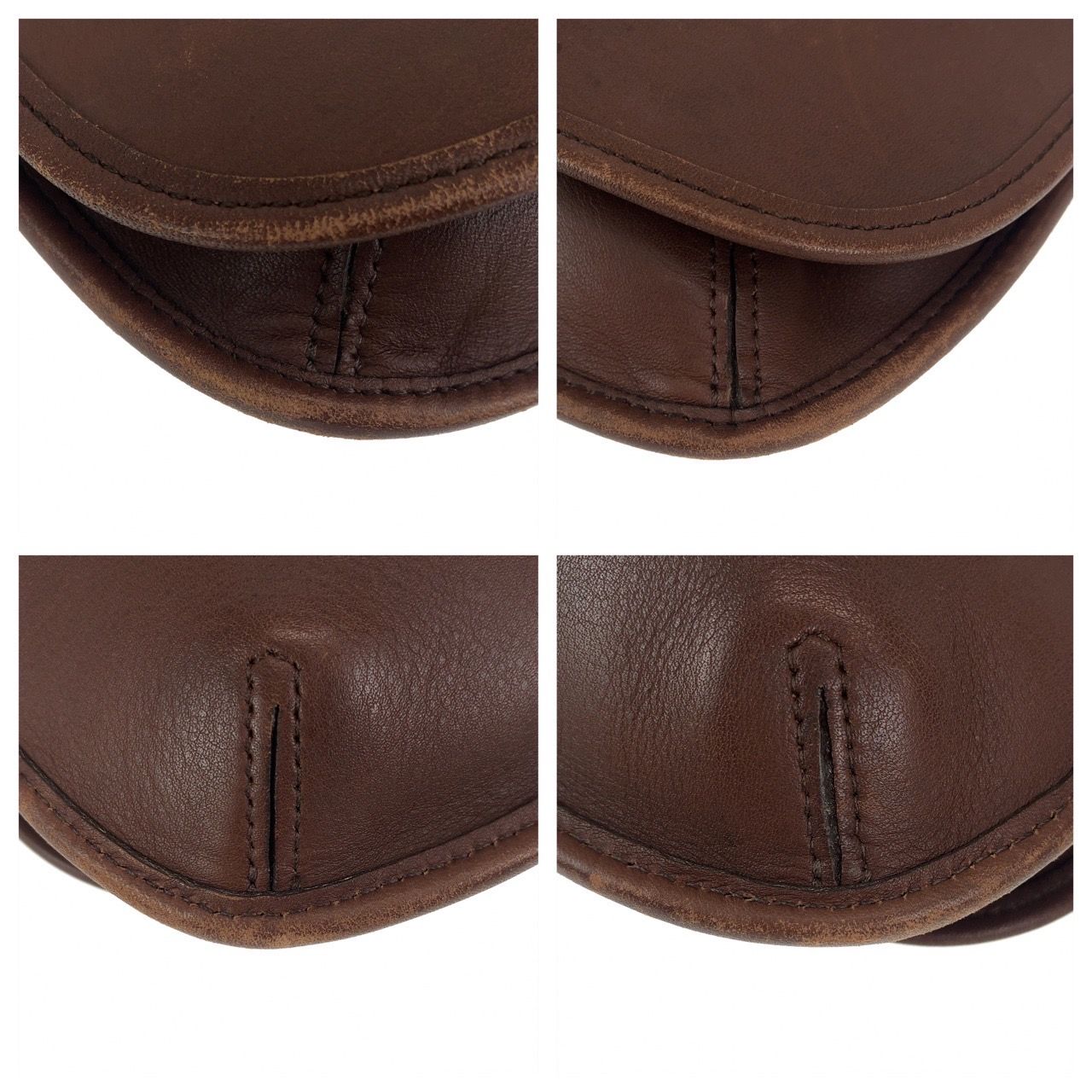 COACH コーチ オールドコーチ ブラウン シルバー金具 レザー