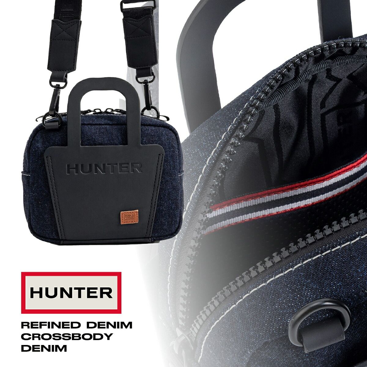 ハンター リファインド デニム クロスボディ デニム HUNTER REFINED DENIM CROSSBODY DENIM ubx5503dnm-dnm