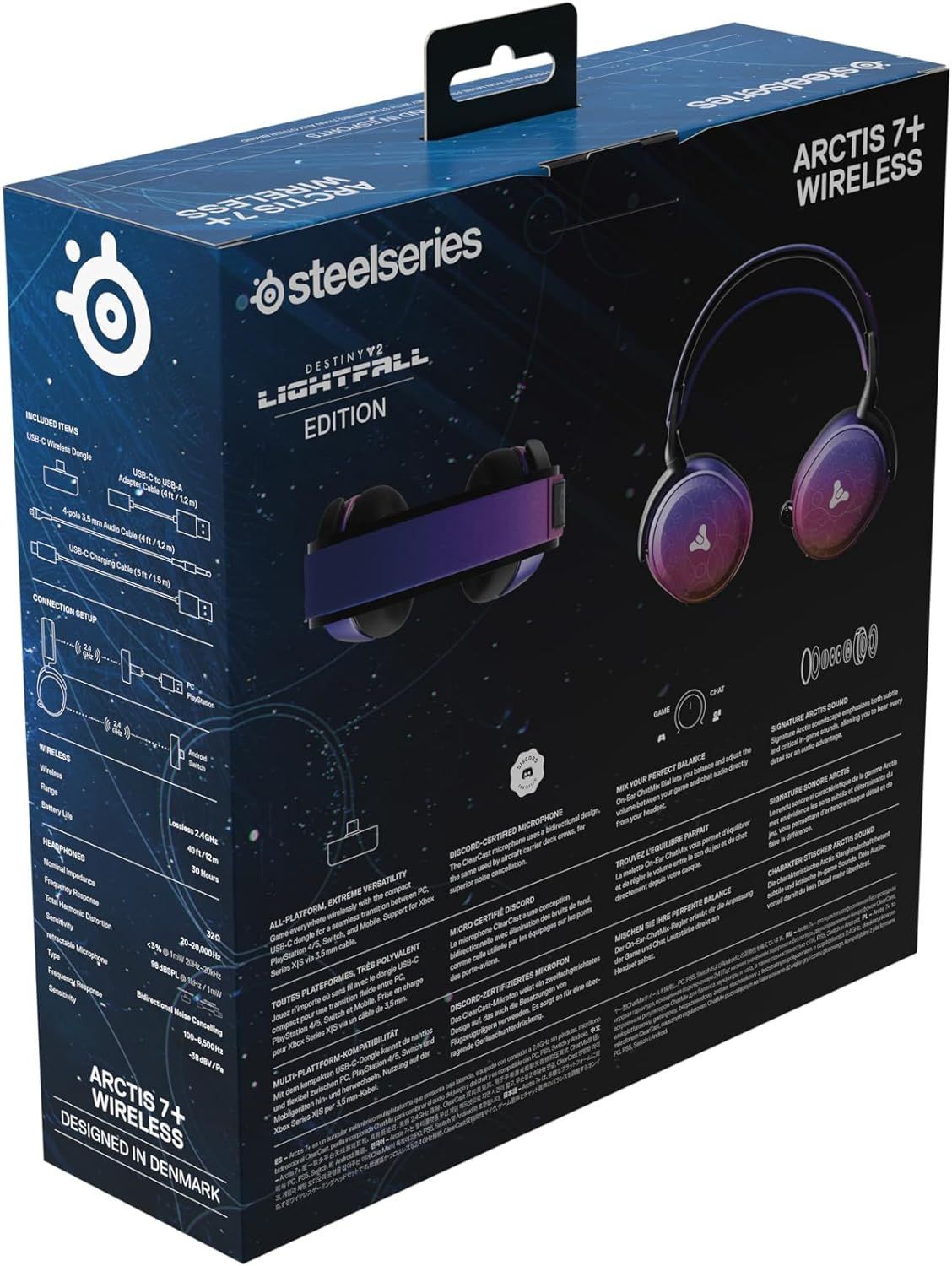 SteelSeries ゲーミングヘッドセット ワイヤレス 無線 Arctis 7+