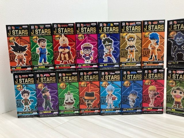 JSTARS ワールドコレクタブルフィギュア vol.1～vol.8 全64種