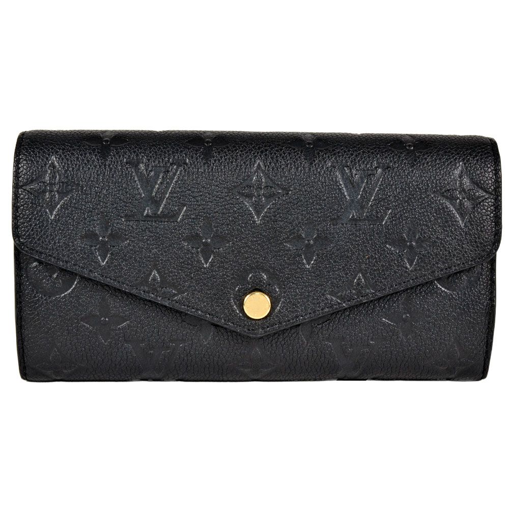 ルイヴィトン LOUIS VUITTON ポルトフォイユ サラ 長財布 モノグラム アンプラント M82257 ノワール RFID