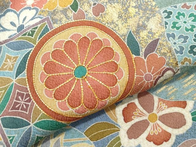 平和屋着物○訪問着 牡丹 金彩 正絹 逸品 CAAX0951vf