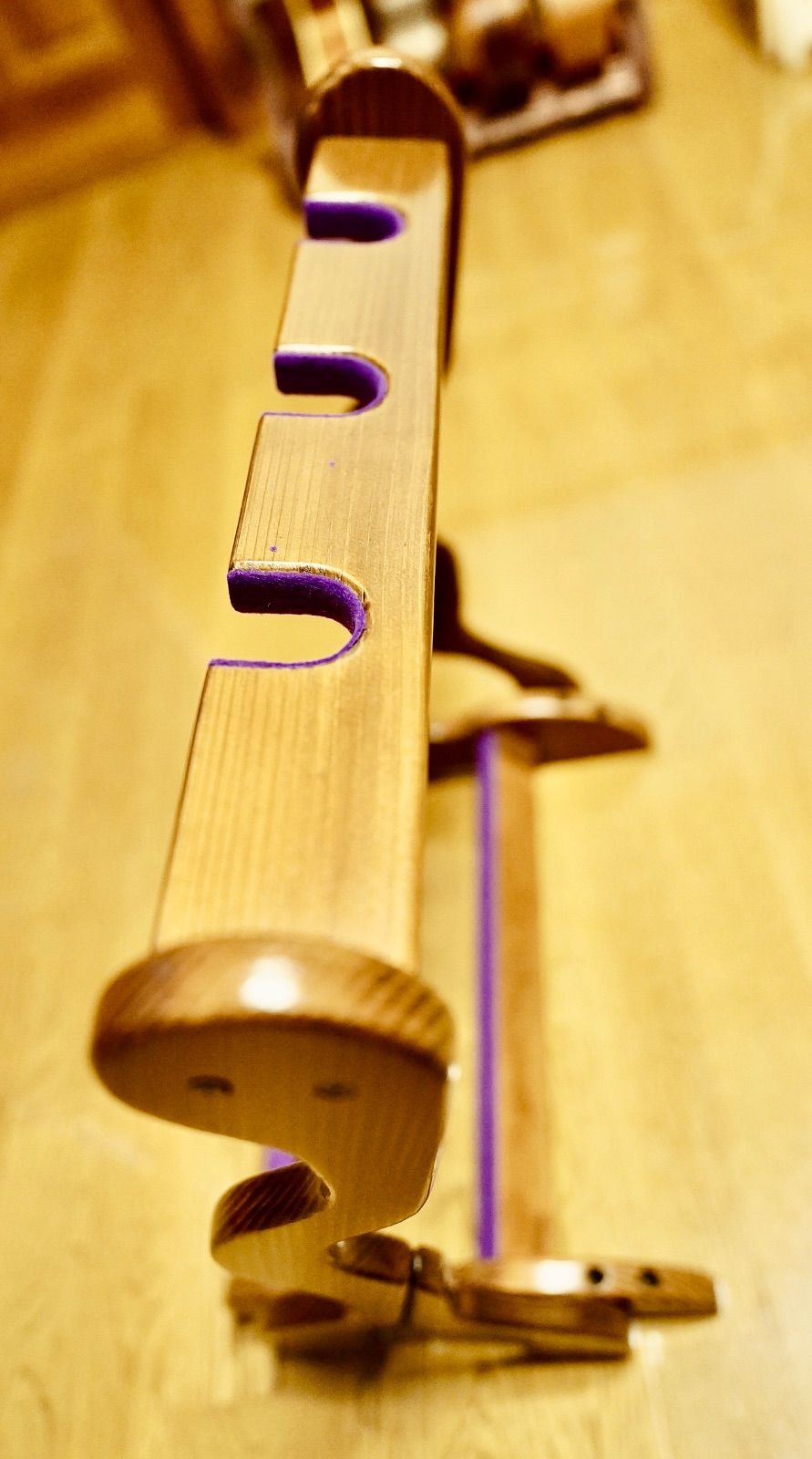 ヴィオラスタンド ニス仕上げ