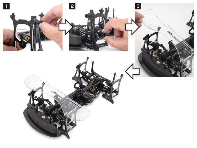 新品 ジーフォース Set Up System V2 for 1/10 Touring Black G0397