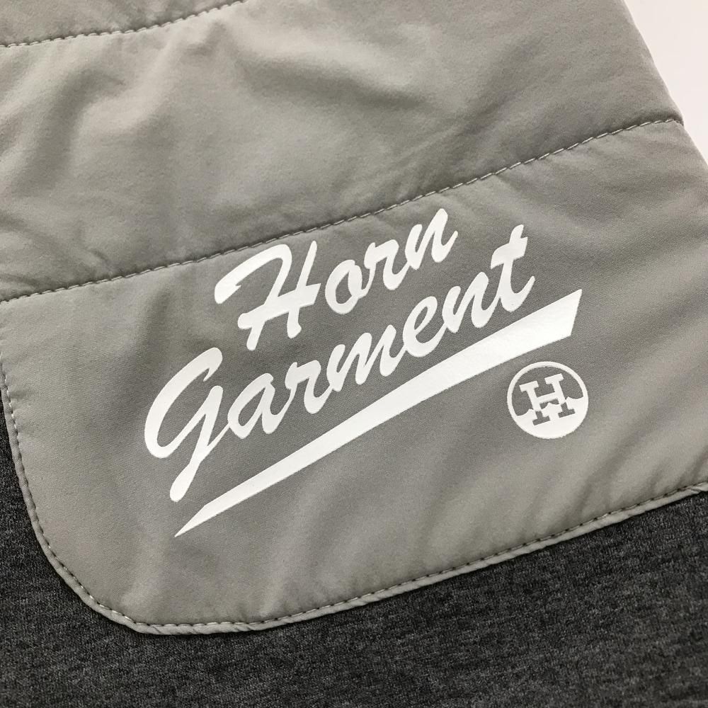 超美品】ホーンガーメント 中綿スカート グレー 一部中綿 マーク