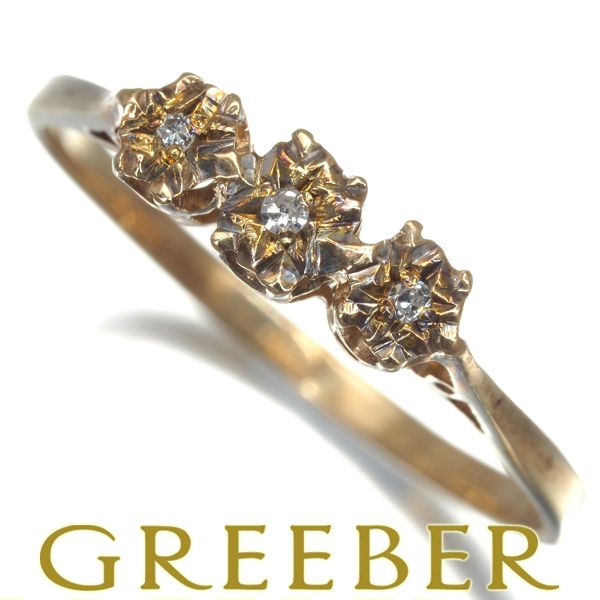 ダイヤ ダイヤモンド シングルカット 1985 イギリス リング K9YG  