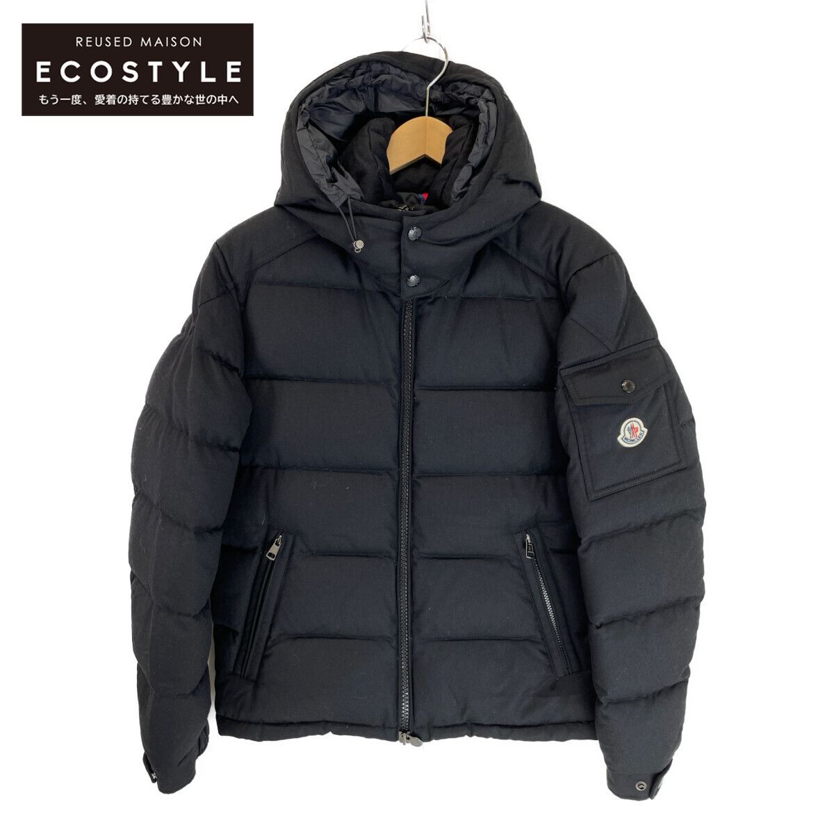 MONCLER モンクレール 【美品/国内正規】MONTGENEVREモンジュネーブル ウール フード付ダウン 2 - メルカリ