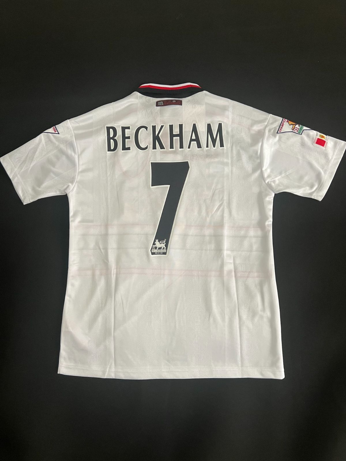新品　ベッカム　マンチェスターユナイテッド 98-99 ユニフォーム Mサイズ マンチェスターユナイテッド 98/99 ベッカム ユニフォーム