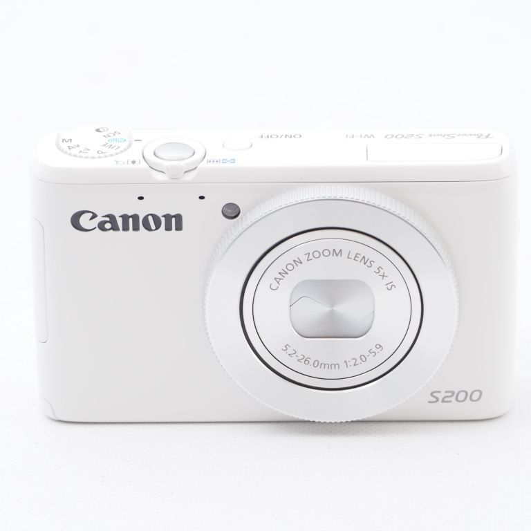 Canon キヤノン デジタルカメラ PowerShot S200(ホワイト) PSS200(WH