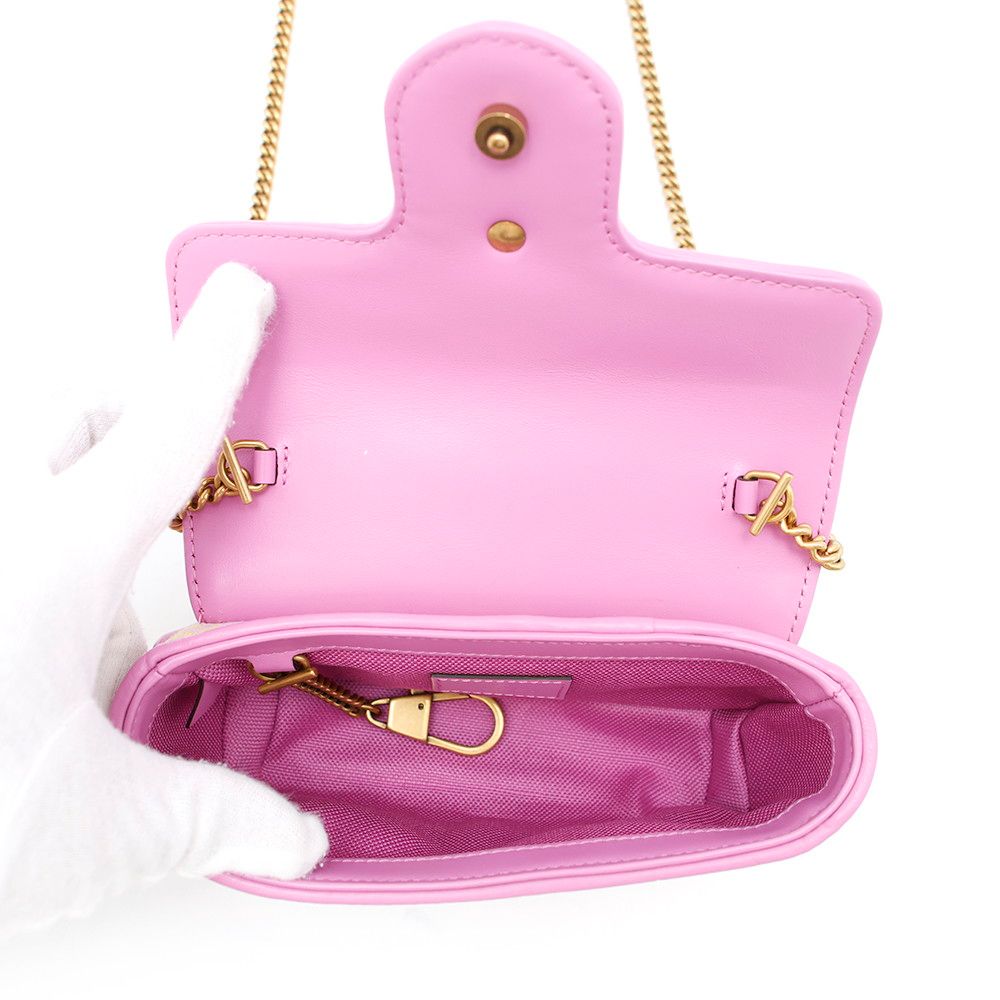 GUCCI グッチ　GGクリスタル　キャンバス　レザー　ショルダーバッグ GG GUCCI グッチ GGクリスタル ワンショルダーバッグ 223965