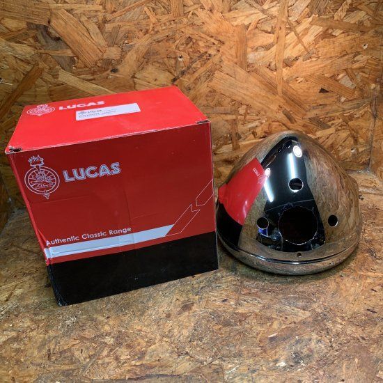 ルーカス 純正 ヘッドライト 7インチ トライアンフ ＡＪＳ ＢＳＡ SR LUCAS triumph WW10158L