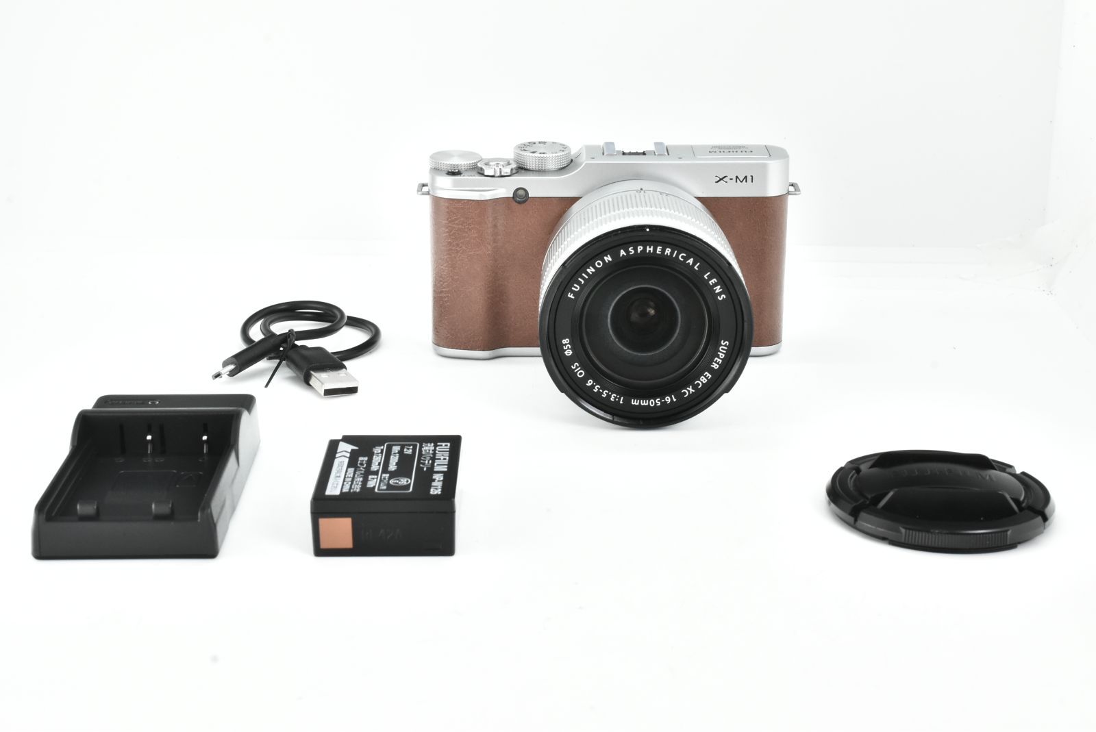 フジフイルム X-M1+XC16-50 レンズキット ブラウン 富士フイルム、「X-M1」ボディ単体やブラウンの発売日を決定