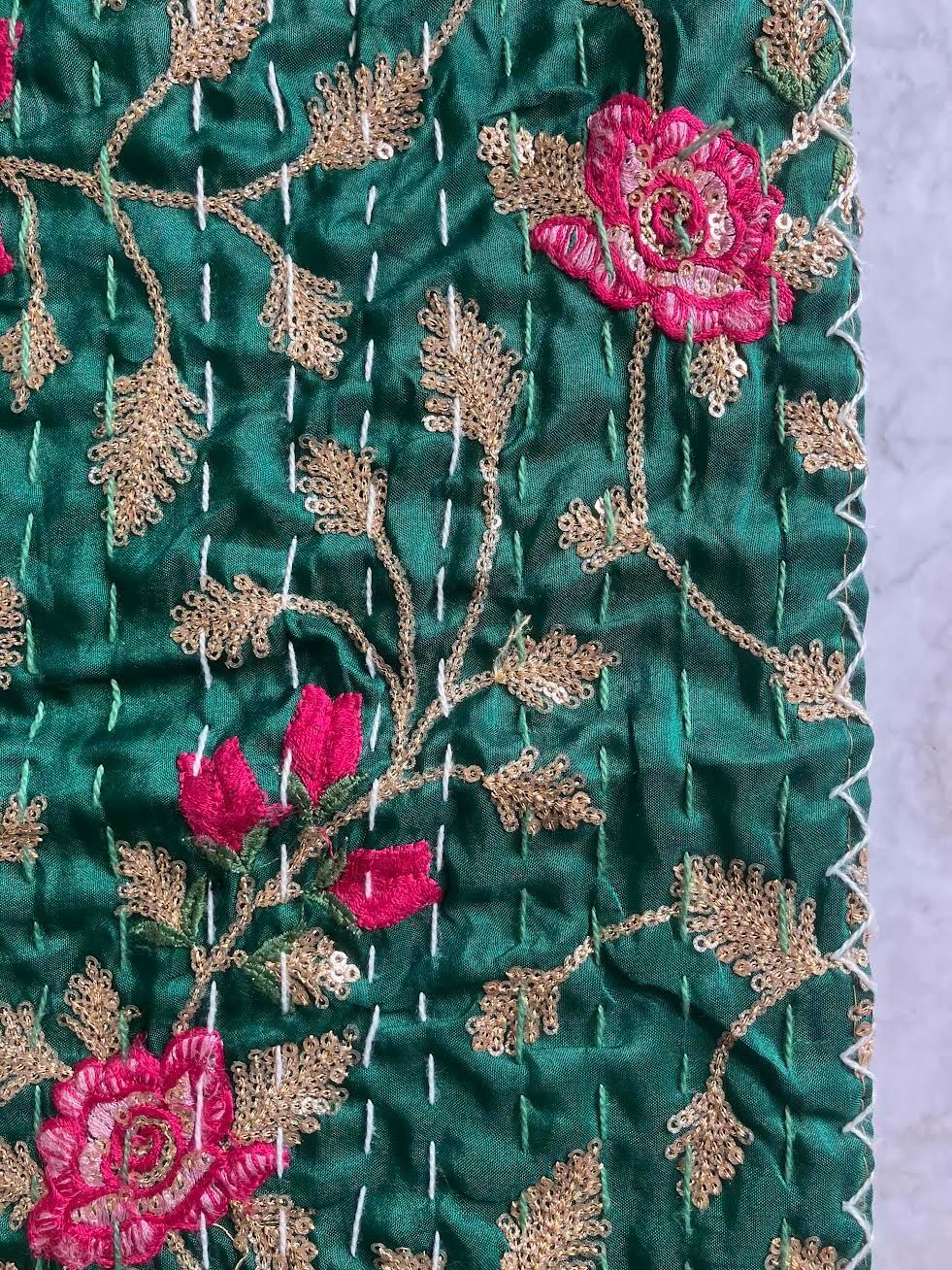 カンタキルト マルチカバー サリーパッチワーク 5 GREEN NEXPOTALLINN_EU