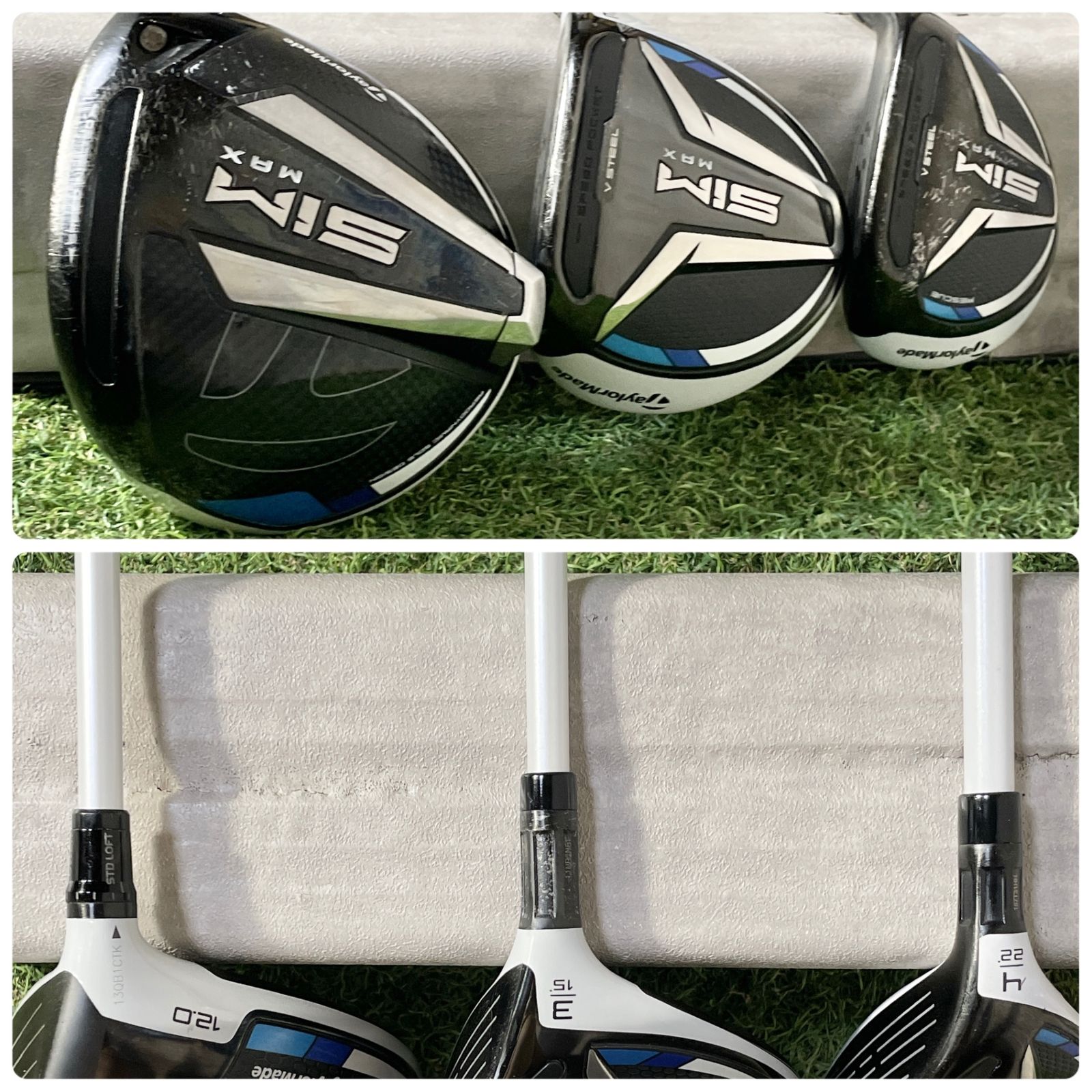 TaylorMade - バッグ新品　シムマックス simmax 他12点セット　1W 4H 6H バッグ新品】TaylorMade SIMMAX BURNER レディース L 初心者