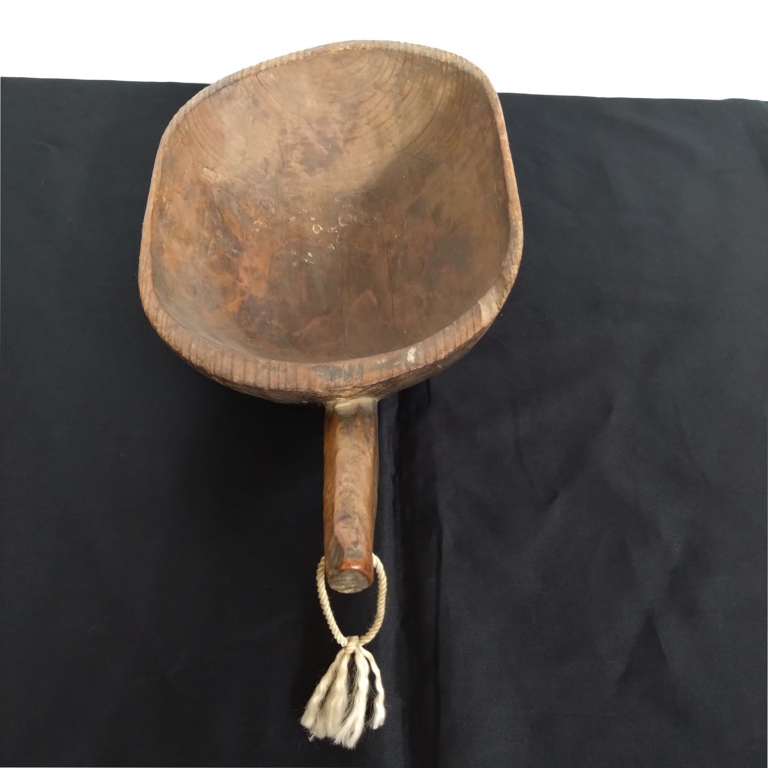 李朝 木彫柄杓 木工農具 すくい 35.8cm 0082 - メルカリ