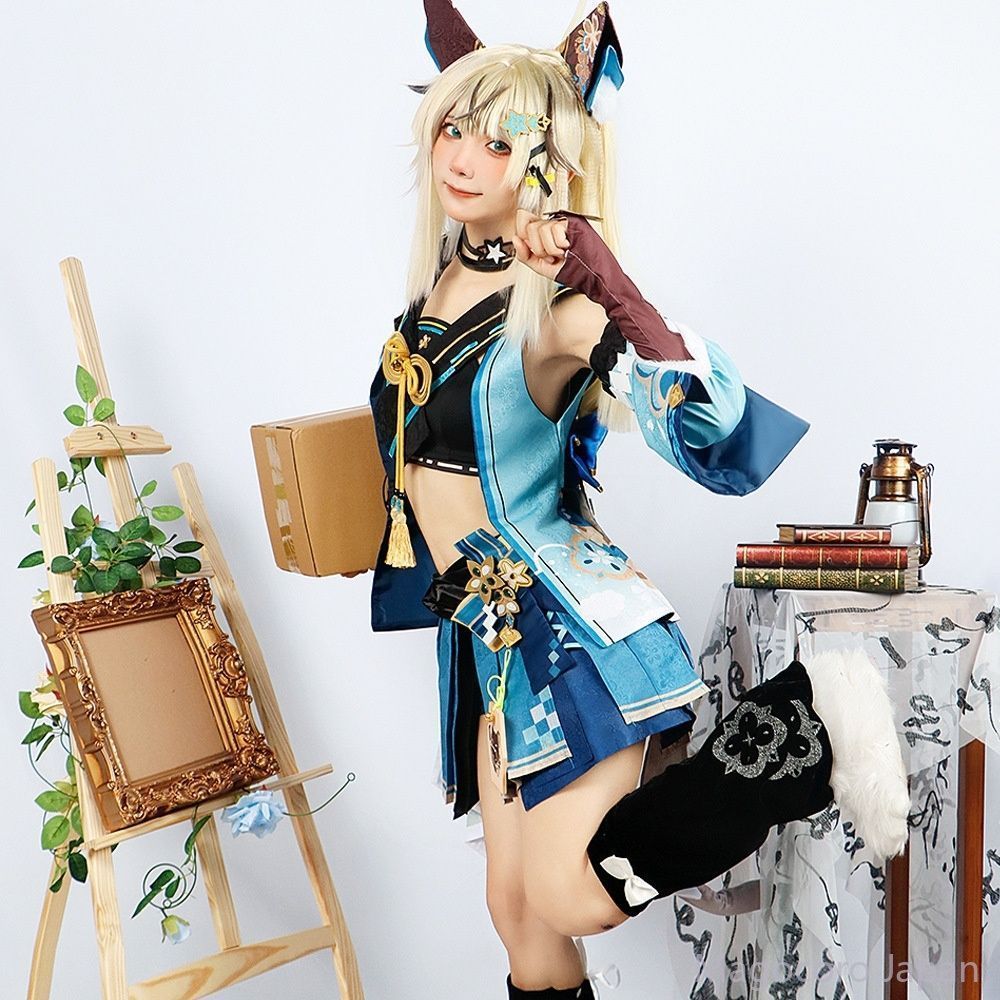 cosplay服原神女性用草属性アーチャー綺良良ゲームセットコスチュームアニメ