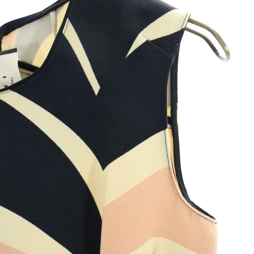 マルニ ポルトガル製 シルクブレンド ノースリーブ ワンピース 38  