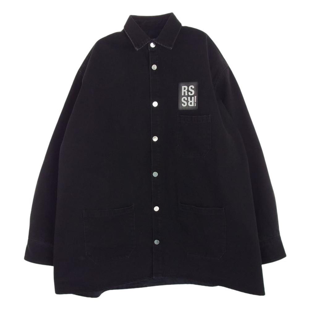 RAF SIMONS ラフシモンズ デニムジャケット 20AW 202-249-10134 PADDED BIG FIT DENIM SHIRT オーバー  サイズ パデッド デニム ジャケット ブラック系 L【中古】 - メルカリ