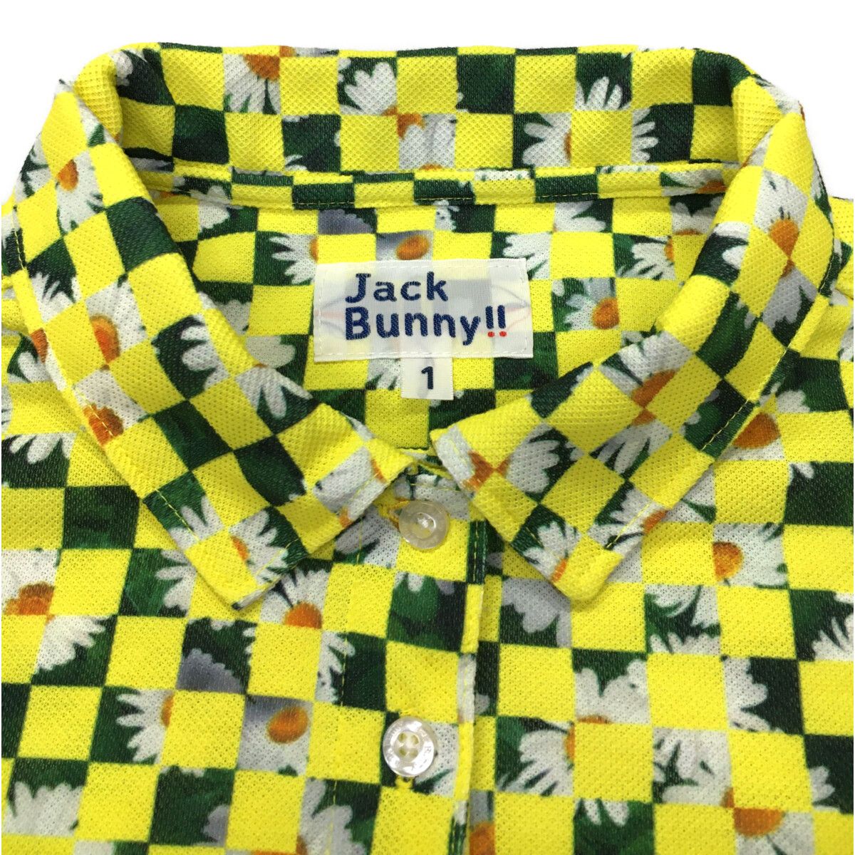 JACK BUNNY!! - coco 中古 ジャックバニー Jack Bunny!! レディース 半袖ポロシャツ 1(M) 黄緑 中古 レディース ジャックバニー Jack Bunny!! 半袖ポロシャツ 1