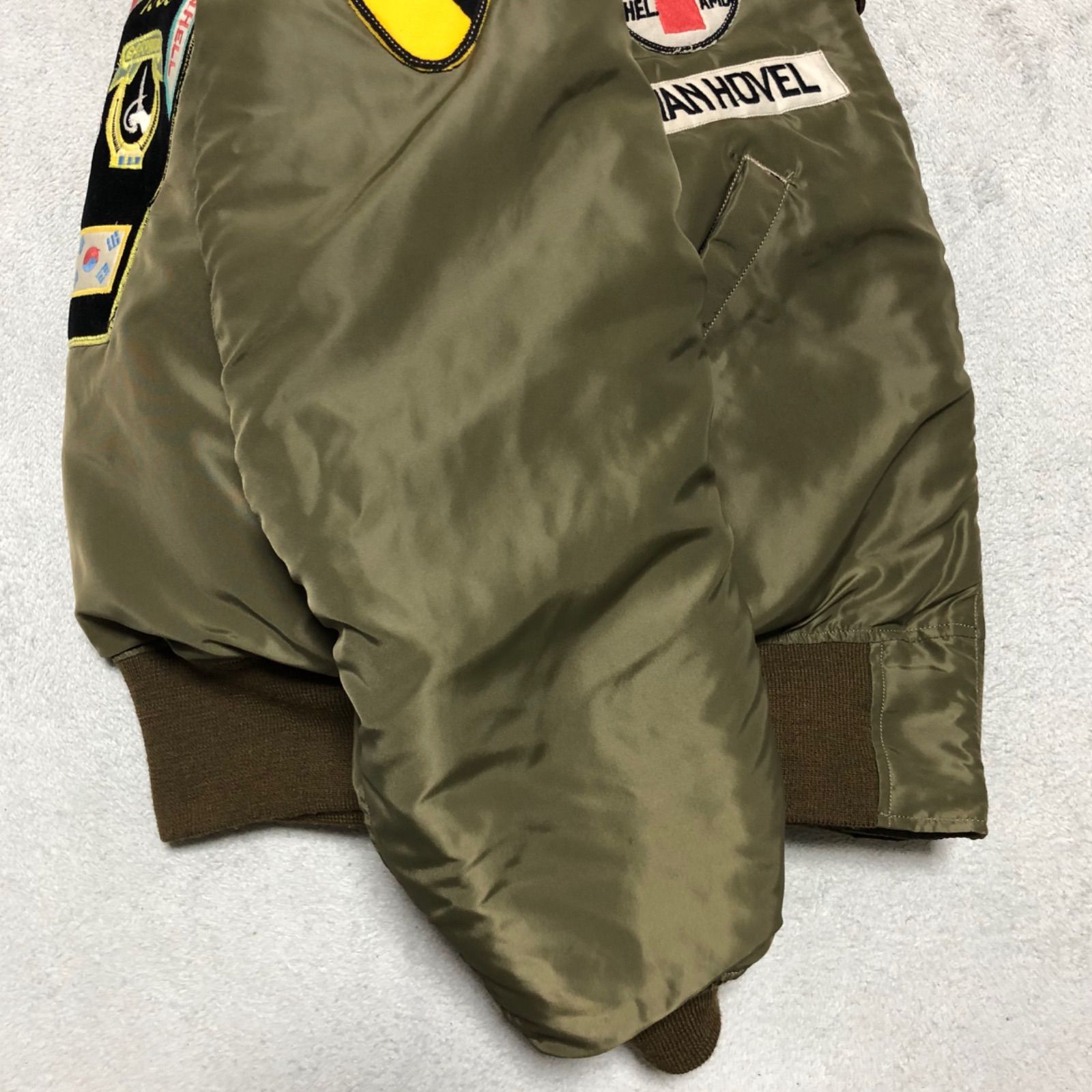 BUZZ RICKSON'S B-15C フライトジャケット M品番 ワッペン CROWN