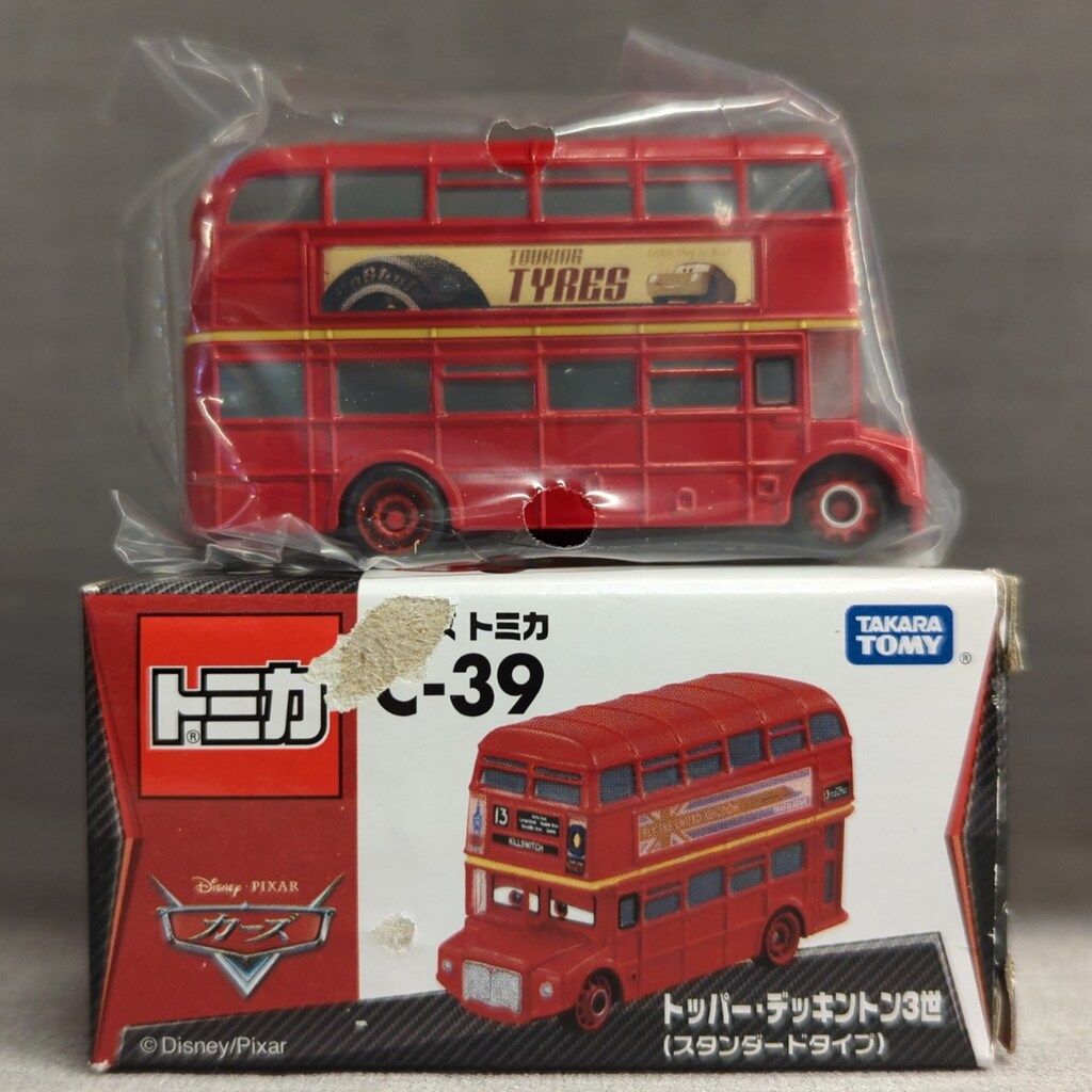 カーズ　トミカ C-39 トッパーデッキモントン3世 カーズ・トミカ C-39 トッパー・デッキントン3世 (スタンダード