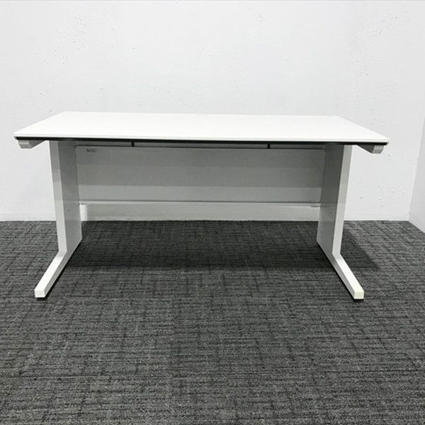 全国無料配送。 平デスク iS 引出し無 オフィスデスク W1400 コクヨ ホワイト