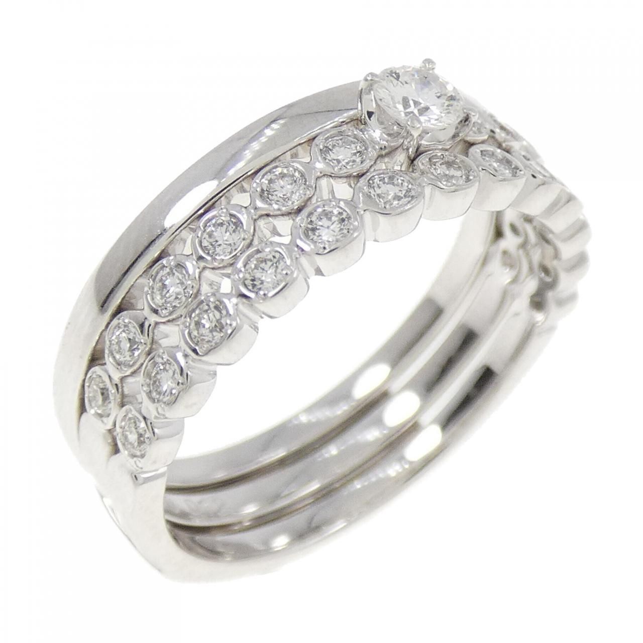 クミキョク ダイヤモンド リング 0.22CT