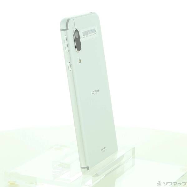 中古品〕 AQUOS sense3 basic 32GB シルバー SHV48 auロック解除