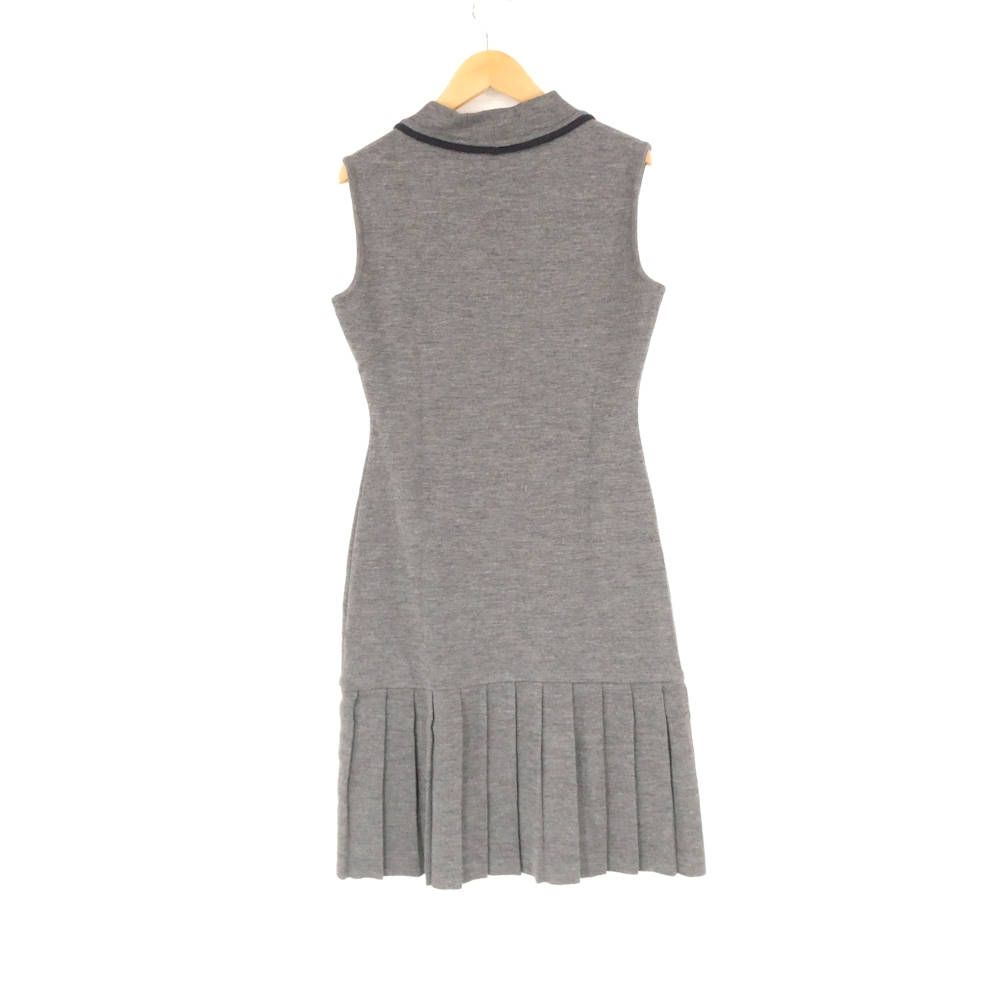 Rene ルネ 6342630 ワンピース 34 ウール他 ノースリーブ ミディ丈 レディース AY6652A57