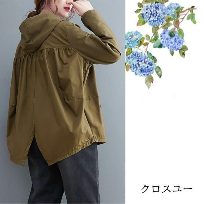 パーカー Tシャツ レディース ブラウス 春秋 フード付き 長袖 シャツブラウス トップス 着心地 切り替え 大人 ゆったり 体型カバー 着痩せ カジュアル 着回し パーカー Tシャツ レディース ブラウス 春 夏 秋 リネン フード