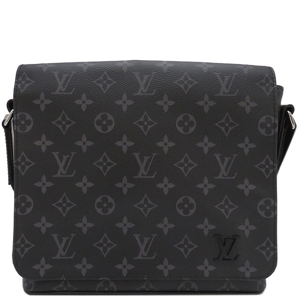 ルイヴィトン LOUIS VUITTON ショルダーバッグ ディストリクト PM NM モノグラムエクリプスキャンバス モノグラムエクリプス シルバー金具 黒 斜め掛け M44000 CA4138