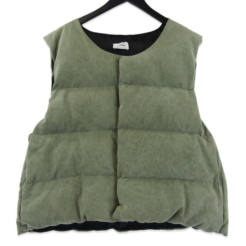 ASKYURSELF アスクユアセルフ ベスト Military Canvas Puffer