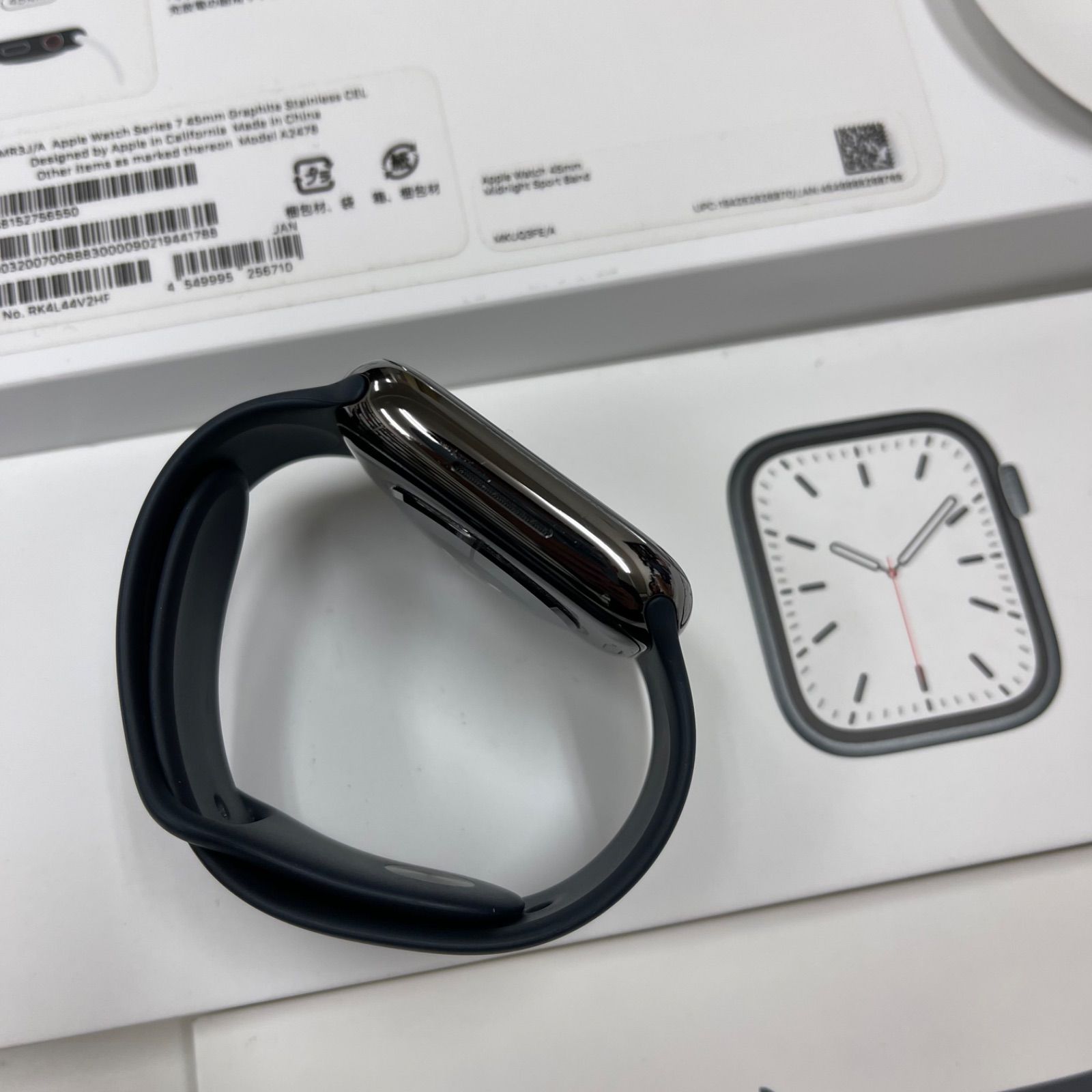 Apple Watch S7 45mm GPS+Cellular ミッドナイト A/Bランク - メルカリ