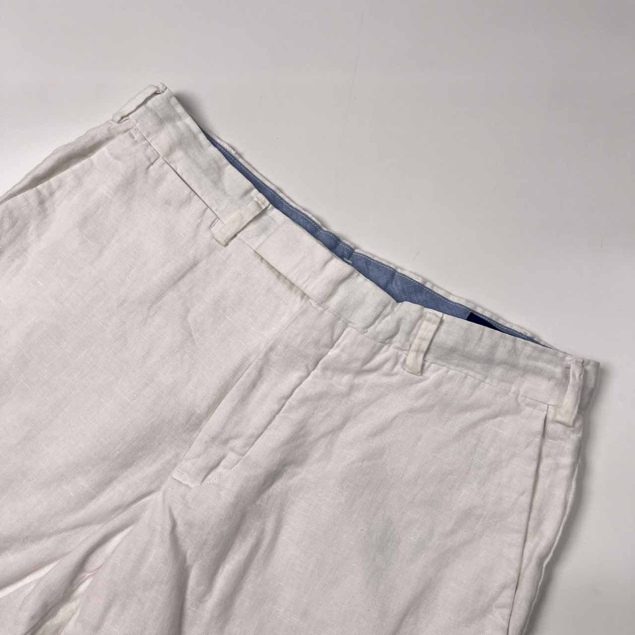 Polo Ralph Lauren ショートパンツ 170/76A QRコード 麻100% POLO RALPH LAUREN ポロ ラルフローレン リネン ショート