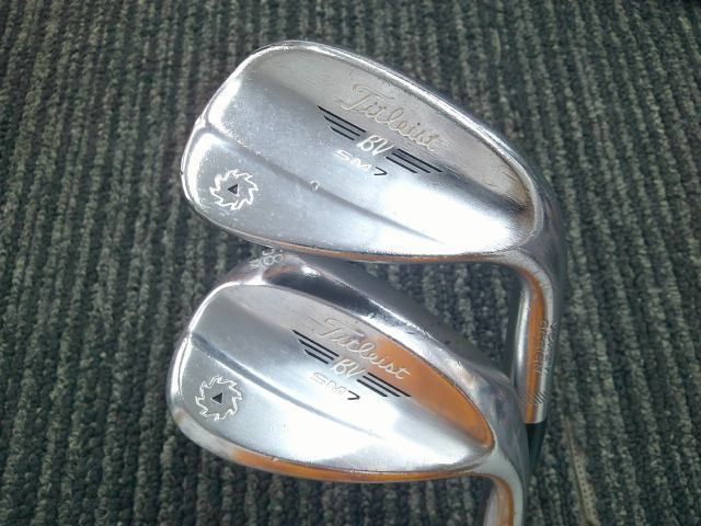 ボーケイウェッジ　SM7 52-12F SM7 58-08M 2本セット 中古 ウェッジ タイトリスト ボーケイSM7ツアークローム52-12F