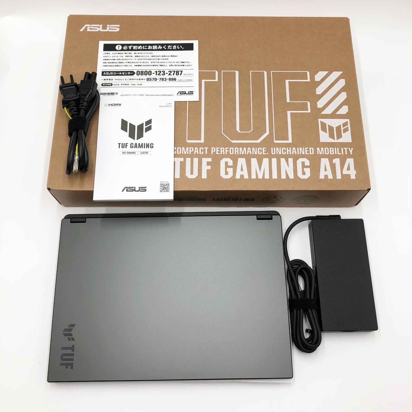 ASUS ゲーミングノートPC TUF Gaming A14 FA401UV 14型 RTX 4060 AMD Ryzen AI 9 HX 370 メモリ 32GB SSD 1TB Xbox Game Pass FA401WV-AI9R4060